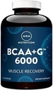 MRM Nutrition BCAA+™ 6000mg | Muscle Recovery | 6g Branch Chain Amino Acids per Capsule | with L-Glutamine | Premium Formula | Gluten-Free | 25 Servings