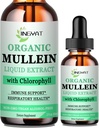 Mullein Drops for Lungs | Powerful Mullein Leaf Extract with Chlorophyll, Vitamin C, Cinnamon for Immune Support, Detox & Respiratory Support, Bronchial Support | Non-GMO, Kosher, Gluten-Free