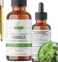 Organic Usnea Liquid Drops - Natural Immune Support and Respiratory Health for Adults - Vegan, Alcohol-Free, Made in USA, 2 Fl Oz