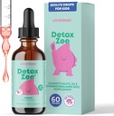 JoySpring DetoxZee Zeolite for Kids – Zeolite Clinoptilolite Drops with Cyanocobalamin B12 & Vitamin D3 Kids Support – Natural Berry Flavor Liquid | (2fl oz) 60 Servings
