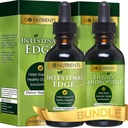 Go Nutrients Intestinal Edge + Liquid Drops Supplement Chlorophyll - Effective Detox, Cleanse & Energy Combo | No GMO’s | No Preservatives