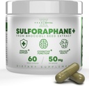 5000mcg of Real Lab-Verified Sulforaphane Supplement - Broccoli Seed Extract 50mg Supplements - Promotes Cognitive Function, Liver & Cellular Support - 60 Vegan Capsules/Pills