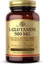 Solgar L-Glutamine 500 mg - 100 Vegetable Capsules - Natural Muscle Food - Non-GMO, Vegan, Gluten Free, Dairy Free, Kosher - 33 Servings