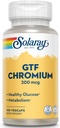 Solaray GTF Chromium Capsules, 200mcg, 100 Count