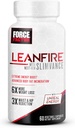 FORCE FACTOR LeanFire with Next-Gen SLIMVANCE Advanced Thermogenic Fat Burner for Weight Loss with B Vitamins and Capsimax to Boost Metabolism, Increase Energy, and Enhance Focus, 60 Capsules