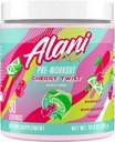 Alani Nu Pre Workout Powder Cherry Twist, Amino Energy Boost, Endurance Supplement, Sugar Free, 200mg Caffeine, L-Theanine, Beta-Alanine, L-Citrulline, 30 Servings