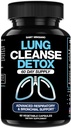 Lung Cleanse Detox, 60 Day Cleanse - Supports Lung Health Within Bronchial & Respiratory Systems - Quit & Stop Smoking Aids - Herbal Detox for Lungs