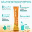 Venture Pal Sugar Free Electrolytes Powder Packets - Liquid Daily IV Hydration Packets | Instantly Hydrating & Party Recovery | 5 Vitamins & 7 Electrolytes | Certified Vegan, Keto, Non-GMO | 16 Sticks