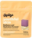 Chewsy Youthful Skin, Fruity Chews Vitamins, Radiance & Hydration Formula, Hyaluronic Acid, Grape Seed Extract, Antioxidants & Minerals, Vitamins Raspberry Lemonade Flavor 6-Day Supply