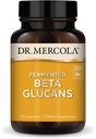 Dr. Mercola Fermented Beta Glucans - Immune System Support - Beta-1,3-Glucan & EpiCor Yeast Fermentate - Vegetarian - Non-Dairy - Gluten-Free - 60 Capsules