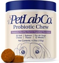 PetLab Co. Probiotics for Dogs, Support Gut Health, Occasional Diarrhea, Digestive Health & Seasonal Allergies - Salmon Flavor - Packaging May Vary - 30 Soft Chews