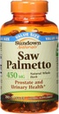 Sundown Saw Palmetto 450 mg Capsules 250 ea (Pack of 2)
