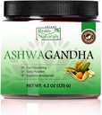 Reddy Naturals Aryana Pure Organic Ashwagandha Powder - High-Potency Root Extract with 10% Withanolides - Natural Orange Flavor for Stress & Energy Support - 4.2 OZ (120g)