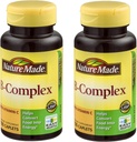 Nature Made Vitamin B-Complex Caplets 100 Caplets (Pack of 2)