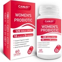 Women's Probiotics 120 Billion CFUs 18 Strains 3 Prebiotics & Digestive Enzymes Contains Organic Prebiotic Cranberry Women's Health Digestive & Immune Support Non-GMO, 60 Capsules