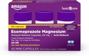 Amazon Basic Care Esomeprazole Magnesium Delayed-Release Mini Capsules, 20 mg, Acid Reducer, 24 Hour Heartburn Medicine, 42 Count