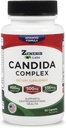 Zenesis Labs Candida Complex Cleanse Detox Caprylic Acid Supplement, Oregano Extract, Probiotics, Enzymes (60 Capsules, 30 Day Supply)