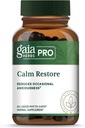 GAIA HERBS PRO Calm Restore - Nervous System Support Supplement* - Calm Support Supplement* with Skullcap, Chamomile, Holy Basil & Lavender - 60 Liquid Phyto-Caps (20 Servings)
