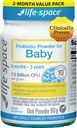 Life-Space 60 Grams, for 0-36 Month Baby, 7.5 Billion CFU & Multi Strain, Balance Microflora, Supports Digestive Health & Nutrient Absorption & Immunity, No Refrigeration Probiotic Powder for Baby