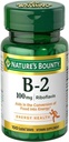 Nature's Bounty Vitamin B-2 100 mg, 100 Tablets (Pack of 12)