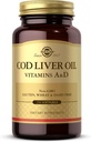 Solgar Cod Liver Oil - 250 Softgels - Provides Vitamins A & D - Non-GMO, Gluten Free - 250 Servings