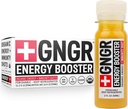 +GNGR Energy Booster & Immunity Shot, Cold-Pressed Ginger Shots with Lions Mane, 75mg of Natural Caffeine Green Tea, Turmeric Root, Vitamin D & Zinc for All Natural Immune Support 2 fl oz (Pack of 12)