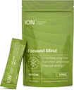 ION* Intelligence of Nature Focused Mind Nootropic Powder Drink Mix - Brain Boost Nootropic Drink with Matcha for Memory, Focus & Relaxation, Brain Supplement for Men & Women, Adults - 5 Packets