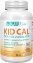 NOW Foods Supplements, Kid Cal with Calcium Citrate, Magnesium and Vitamin D, Tart Orange, 100 Chewables, packaging may vary