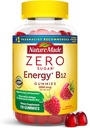 Nature Made Zero Sugar Energy Vitamin B12 Gummies 1000 mcg per Serving, B12 Vitamins, Energy Metabolism Support, Aspartame Free, 110 Sugar Free Gummies, 55 Day Supply
