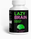 Lazy Brain Supplement - DMAE Bitartrate, L-Glutamine, Bacopa Extract, GABA - Brain Nootropic for Energy, Focus, Overall Wellness, & Immune Support - 60 Capsules