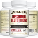 Liposomal Glutathione 2000 mg with L-Serine, L-Glycine & Sulforaphane – Active L-Glutathione Unique Formulation to Enhance Absorption - Master Antioxidant, Detoxifying & Immune | 180 Softgels