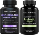 Vital Vitamins Multi Collagen Complex Plus Capsules + Probiotic Complex
