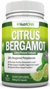 Citrus Bergamot - 500 mg - 90 Vegetarian Capsules - 38% Polyphenols - Natural Premium Quality Citrus Bergamot Extract - Promotes Healthy Triglyceride Levels
