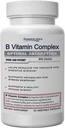 SuperiorLabs B-Complex Vitamins, High-Absorption Active B12, B6 & Folate, Pure Non-GMO, Gluten-Free, Boosts Energy & Metabolism, Supports Nervous System, Immune & Mood Balance, 60 Veg Caps