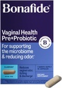 Bonafide Clairvee Vaginal Probiotic for Relief from Odor, Itching & Discharge, 1-Month Supply (15 Capsules)