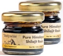 Be Bodywise Pure Himalayan Organic Shilajit Resin - Pack of 2 I Lab Tested I 100% Authentic & Natural I 75%+ Fulvic Acid & 85+ Trace Minerals | Heavy Metal Free I for Men & Women I 600 mg I 60 gm.