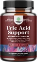 Green Coffee Bean Extract for Uric Acid Cleanse & Detox - Green Coffee Beans with Turmeric, Tart Cherry & Celery Seed for Adults - Daily Uric Acid Flush for Joints Support & Kidney Cleanser – 90 Ct