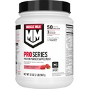 Muscle Milk Pro Series Protein Powder Supplement, Slammin' Strawberry, 2 Pound, 11 Servings, 50g Protein, 3g Sugar, 20 Vitamins & Minerals, NSF Certified for Sport, Packaging May Vary