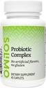 Amazon Brand - Solimo Probiotic Complex, 70 mg Probiotic Blend, 45 Caplets, 45 Day Supply