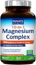 Innate Vitality 10-in-1 Magnesium Complex 960mg, 420mg Elemental Mag per Serving, with Magnesium Glycinate, Citrate, Malate, and More, Sleep, Digestion, Energy Support, 90 Vegan Caps