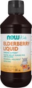 NOW Supplements, Liquid Elderberry for Kids with Zinc and Astragalus, Immune Support*, 8-Ounce, packaging may vary