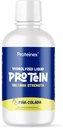 Proteinex Medical Grade Liquid Hydrolyzed Protein Max Strength - Supports Wound Healing and Doctor Recommended- No Carbs, Zero Sugars & Ready to Drink Liquid Protein (Natural Pina Colada, 30 Fl Oz)