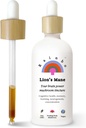 Rainbo - Lion's Mane Mushroom Tincture - Dual Extract Mushroom Supplement - Brain Support, Focus, Memory, Liquid Lion's Mane Supplement, Vegan, Non GMO, 3.4 fl oz