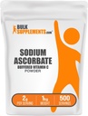 BulkSupplements.com Sodium Ascorbate Powder - for Immune Support, Sodium Ascorbate Vitamin C - Buffered Vitamin C, Gluten Free, 2g per Serving, 1kg (2.2 lbs) (Pack of 1)