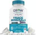 grow vitamin Trace Minerals Enhanced Complex - Complete with 70+ Nutrient-Dense Health Mineral - 100% Natural Ingredients - 100 Tablets