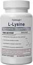 Superior Labs L-Lysine 500 mg Capsules, Pure Non-GMO, Third-Party Tested, No Fillers, Gluten Free, Supports Immune System, Promotes Calcium Absorption, 120 Caps