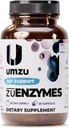 UMZU ZuEnzymes Digestive Enzymes Supplement | 21 Enzymes for Gut Health Support, Digestion & Nutrient Absorption | Helps Break Down Lactose, Carbs, Proteins & Fats (30 Day Supply | 30 Capsules)