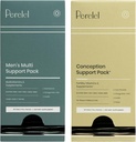 Perelel Conception Support Pack & Men's Multi Support Pack, Prenatal Multivitamin for Fertility Wellness & Daily Multivitamin for Men's Wellness, 60 Daily Pill Packs