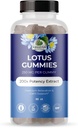Amazing Botanicals Blueberry Lotus Flowers Gummies – Premium Relaxation & Calm Support – Vegan, Non-GMO, Gluten-Free Herbal Supplement, 250MG - Berry Flavor (30 Count)