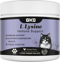 L-Lysine Powder for Cats, Immune Support for Cats, Supports Immune and Eye Health Supplement, Lysine Aid with Reduces Eye Discharge, Alleviates Sneezing and Runny Nose